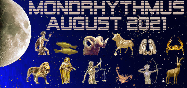 Mondkalender August 2021