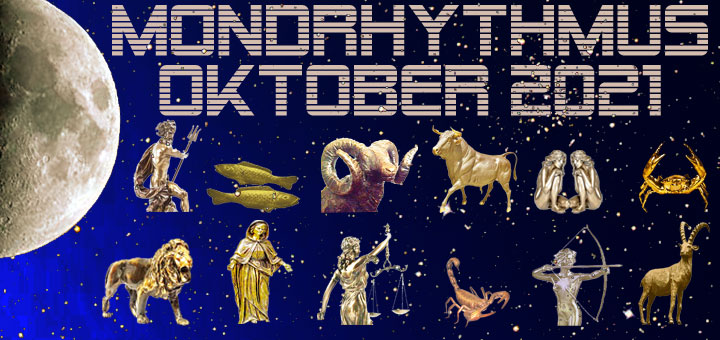 Mondkalender Oktober 2021