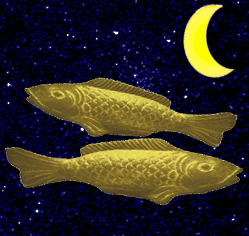 Mondkalender: Sternzeichen Fische in der Mondphase abnehmender-Mond