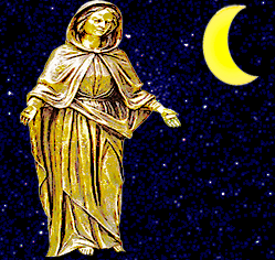 Mondkalender: Sternzeichen Jungfrau in der Mondphase abnehmender Mond