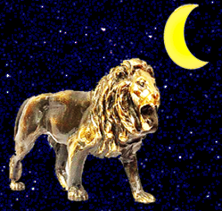 Mondkalender: Sternzeichen Löwe in der Mondphase abnehmender Mond