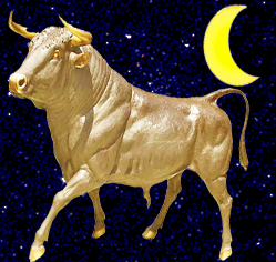 Mondkalender: Sternzeichen Stier in der Mondphase abnehmender Mond