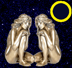 Mondkalender: Sternzeichen Zwilling in der Mondphase Neumond